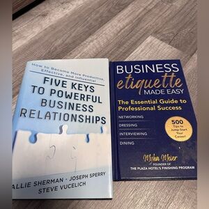 Businesss Etiquette and relationships books